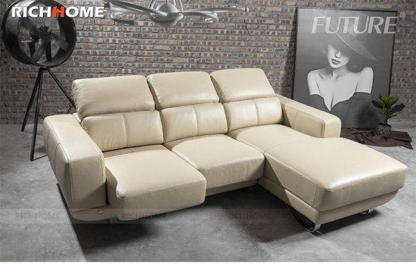 sofa da bò chữ l FUTURE MODEL 7051 (3L) đẹp chính hãng