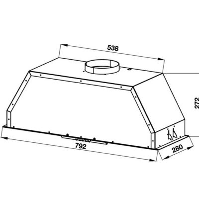 HÚT MÙI ÂM TỦ HAFELE HH-BI79A 533.80.038