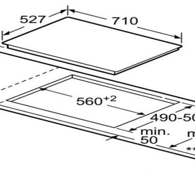 kích thước bếp từ BOSCH PVS775FC5E