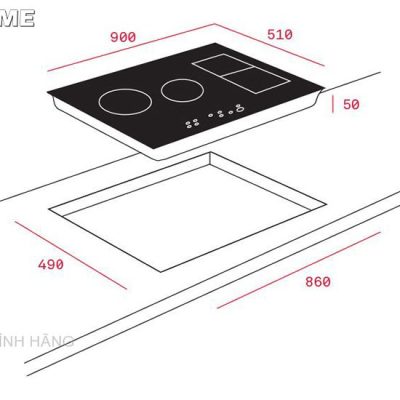 kích thước Bếp từ Teka IRF 9430 nhập khẩu