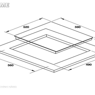 kích thước Bếp từ Hafele HC-I603D 536.61.631