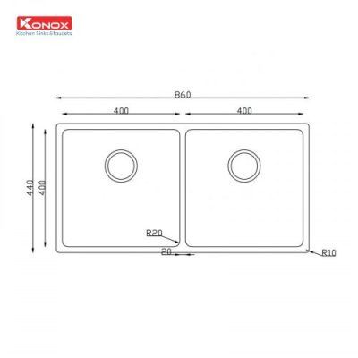 Chậu rửa bát Turkey Sink Vigo 8644