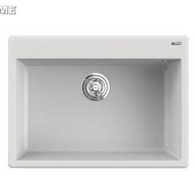 CHẬU RỬA KONOX RUVITA 680 WHITE SILVE