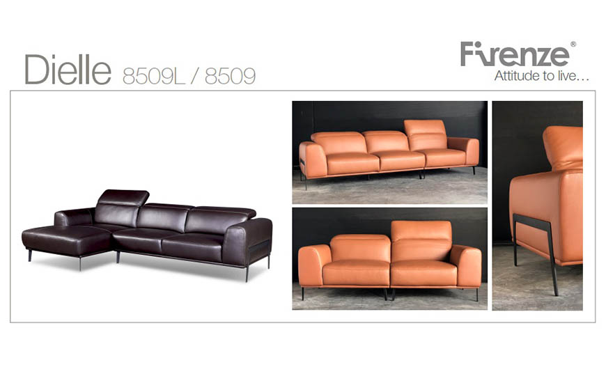 sofa da bo firenze model 8509 l 7 - SOFA DA BÒ - FIRENZE MODEL 8509-L