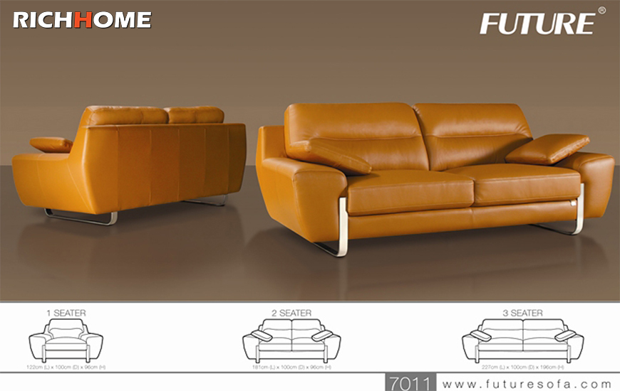 Sofa băng da bò – Future Model 7011 chính hãng