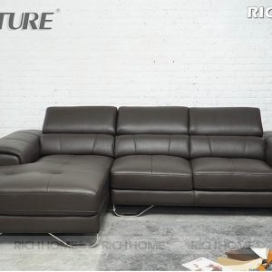 Sofa da bò chữ L - Future Model 7037 (3L)