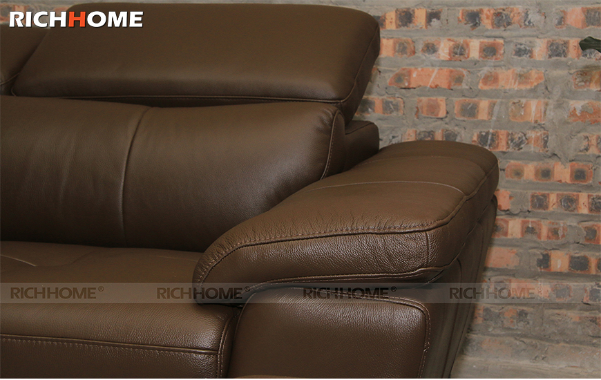 Sofa băng da bò  - Future Model 7054 (1+3+đôn)