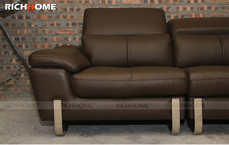 Sofa băng da bò  - Future Model 7054 (1+3+đôn)