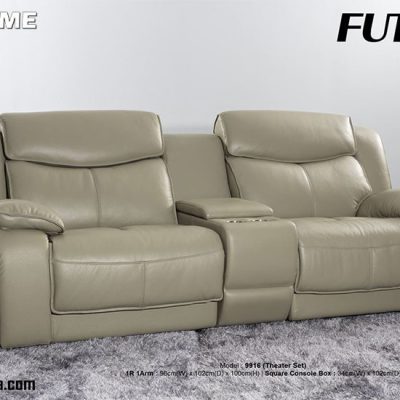 SOFA DA BÒ – FUTURE MODEL 9916 (2+HỘC BÀN TRÀ)