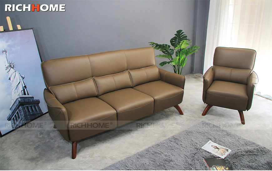 Sofa băng da bò - Future Model H-09 (1+3) nhập khẩu giá rẻ