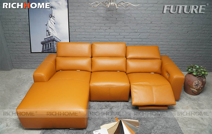 sofa da bo monte model 8003 3l 3 3 - SOFA DA BÒ - MONTE MODEL 8003 (GÓC)