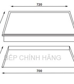 7111 247x281 - BẾP TỪ KẾT HỢP ĐIỆN ROSIERES RVPI711