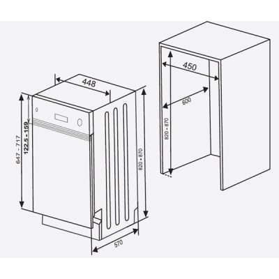 MÁY RỬA BÁT HAFELE HDW-HI45A 533.23.275