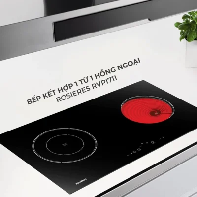 Bếp kết hợp 1 từ 1 hồng ngoại RVPI711
