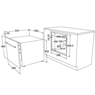 MÁY RỬA BÁT MINI ÂM TỦ HAFELE HDW-I50A 538.21.240