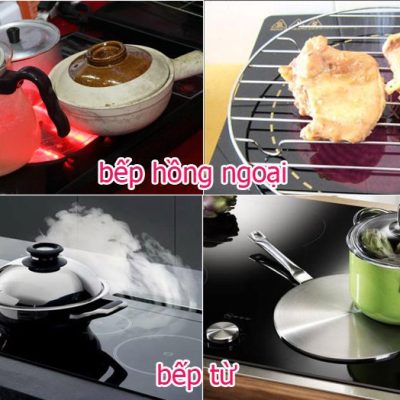 So sánh bếp từ và bếp hồng ngoại