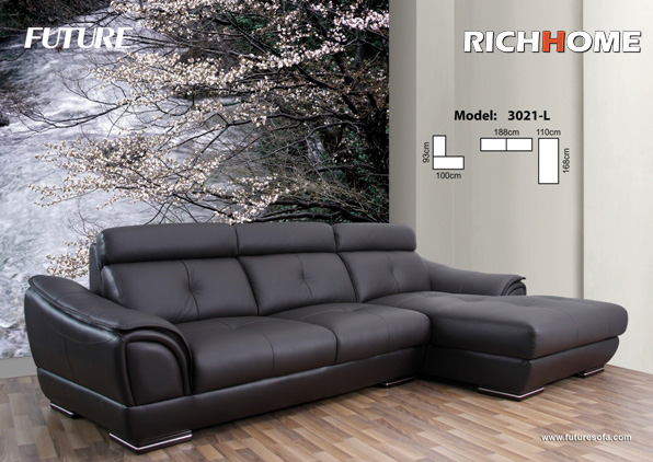 Ghế sofa da bò future model 3021-3l