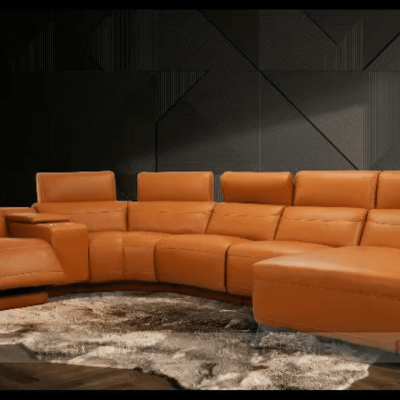 SOFA DA BÒ – MONTE MODEL 8004 Corner Quây