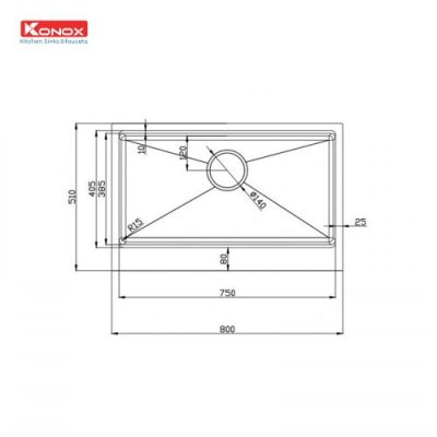 Chậu rửa bát Workstation Sink – Apron Sink KN8051AS Retta