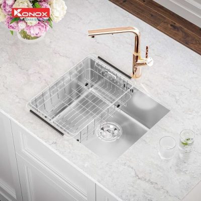 chau rua bat undermount sink Cube 5444SU 500x500 1 400x400 - Chậu rửa bát Undermount Sink Cube 5444SU