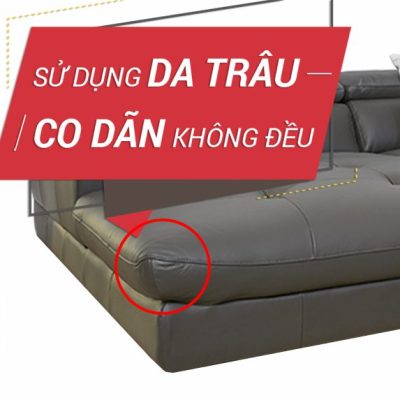 sofa da trâu