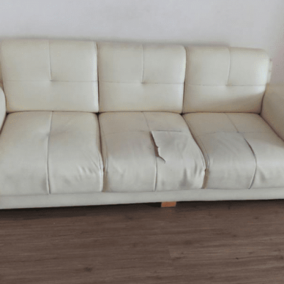 ghế sofa chất liệu giả da thường bị rách