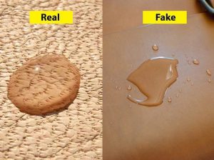 nhận biết da thật da giả