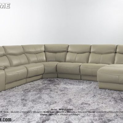 sofa da bò chất lượng cao model 9961