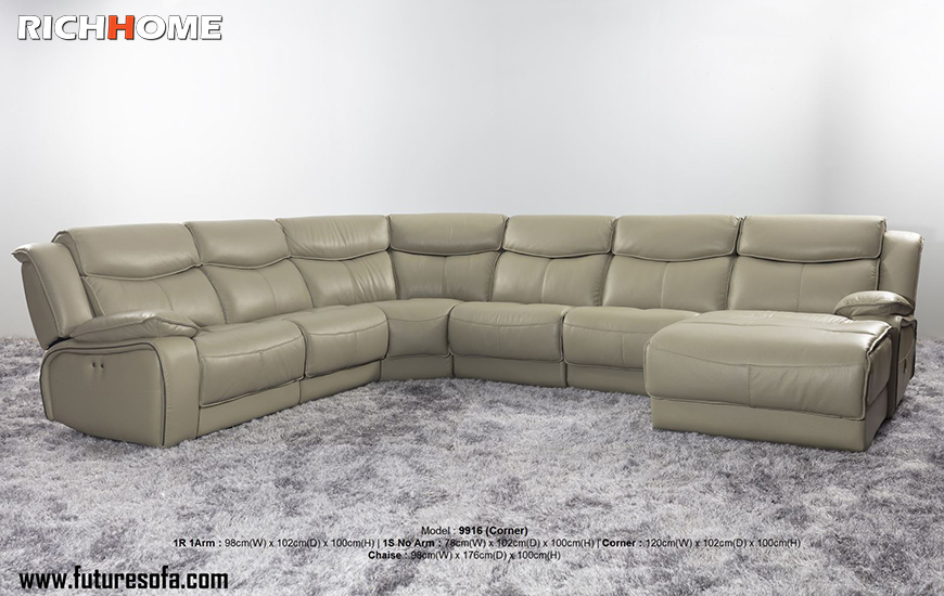 sofa da bò chất lượng cao model 9961