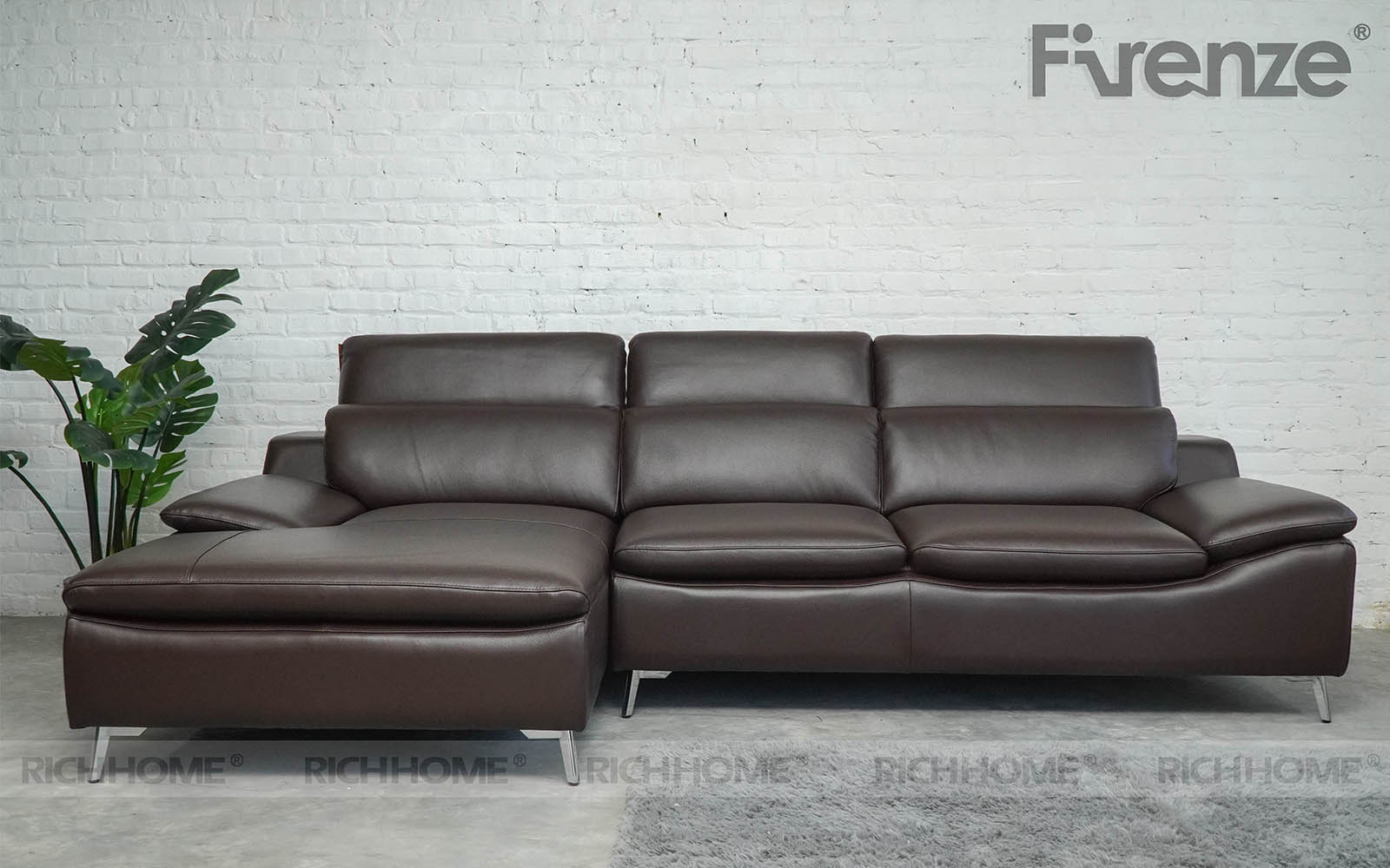sofa da thật