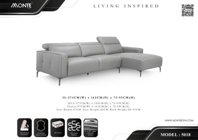 SOFA DA BÒ – MONTE MODEL 5018 (3L)