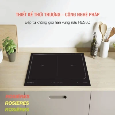 Bếp từ không giới hạn vùng 60cm ROSIERES RES6D