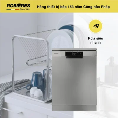 Máy rửa bát độc lập – 13 bộ ROSIERES RF 3E7DX-04