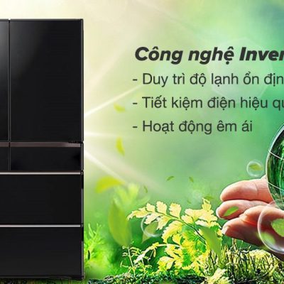 Tủ lạnh Hitachi Inverter 615 lít R-WX620KV (XW)