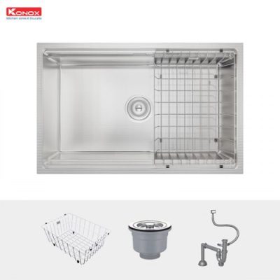 Chậu rửa Bát Konox model: Workstation – Undermount Sink KN7044SU Dekor