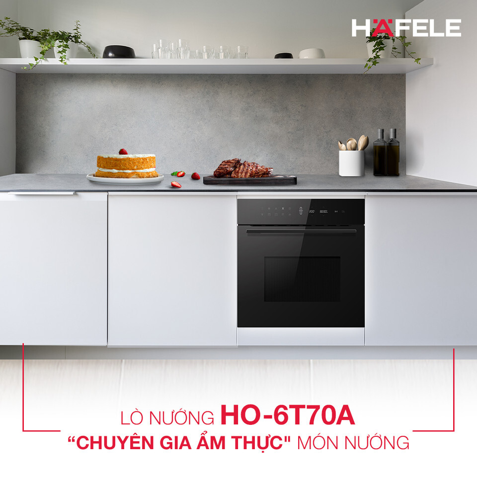 Lo nuong HO 6T70A a - Lò nướng âm tủ Hafele HO-6T70A 538.01.441 series 600