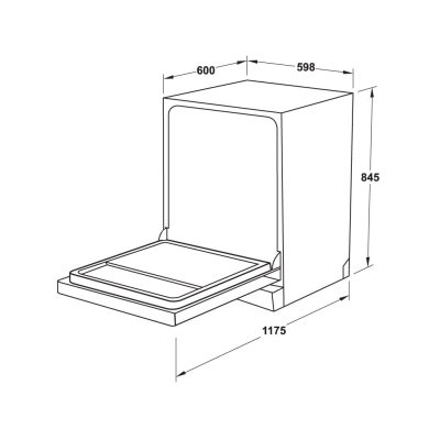 Máy rửa bát Hafele HDW – F60EB 538.21.310