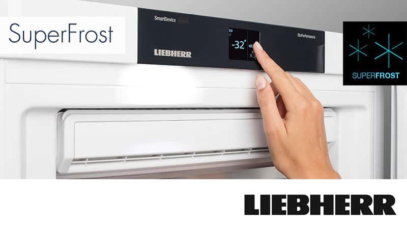 SuperFrost - Tủ Đông Liebherr có những công nghệ gì nổi bật