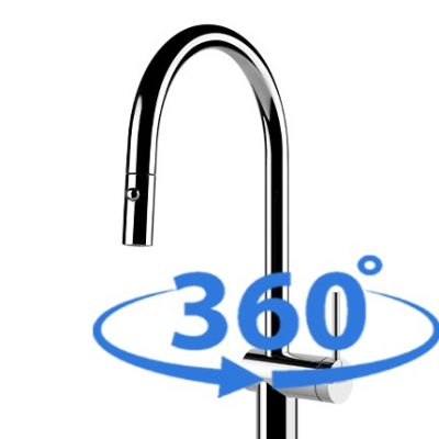 Vòi rửa bát Rút dây Resta Chrome