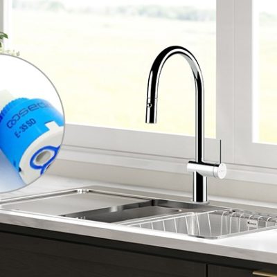 Vòi rửa bát Rút dây Resta Chrome