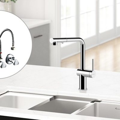 Vòi rửa bát Rút dây Stella Chrome
