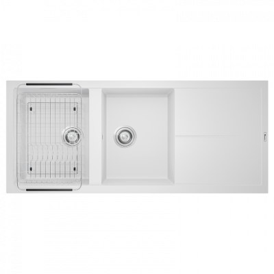 Chậu rửa Bát Konox Granite Phoenix 1160 Silver