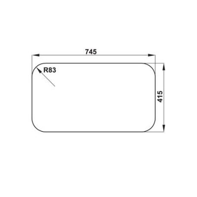 Chậu rửa Hafele Claudius HS-SD7848 (567.20.506)