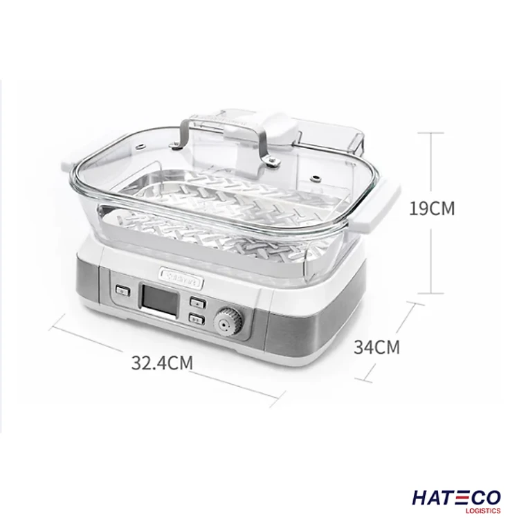 Kich thuoc Cuisinart STM 3000HKb 1 - Nồi hấp điện Cuisinart STM-3000HK