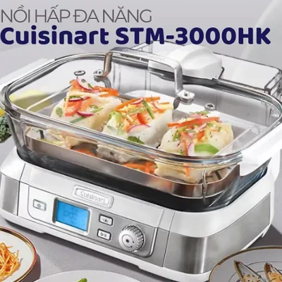 Nồi hấp điện Cuisinart STM-3000HK