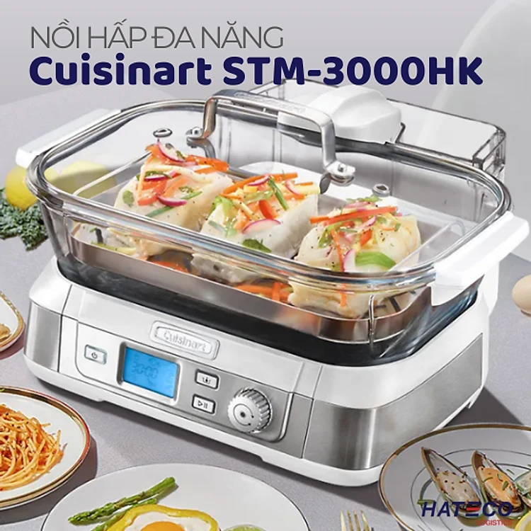 Nồi hấp điện Cuisinart STM-3000HK