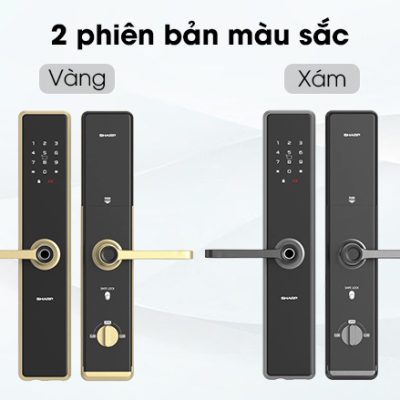 KHÓA ĐIỆN TỬ SHARP A1-B (Vàng/Xám)