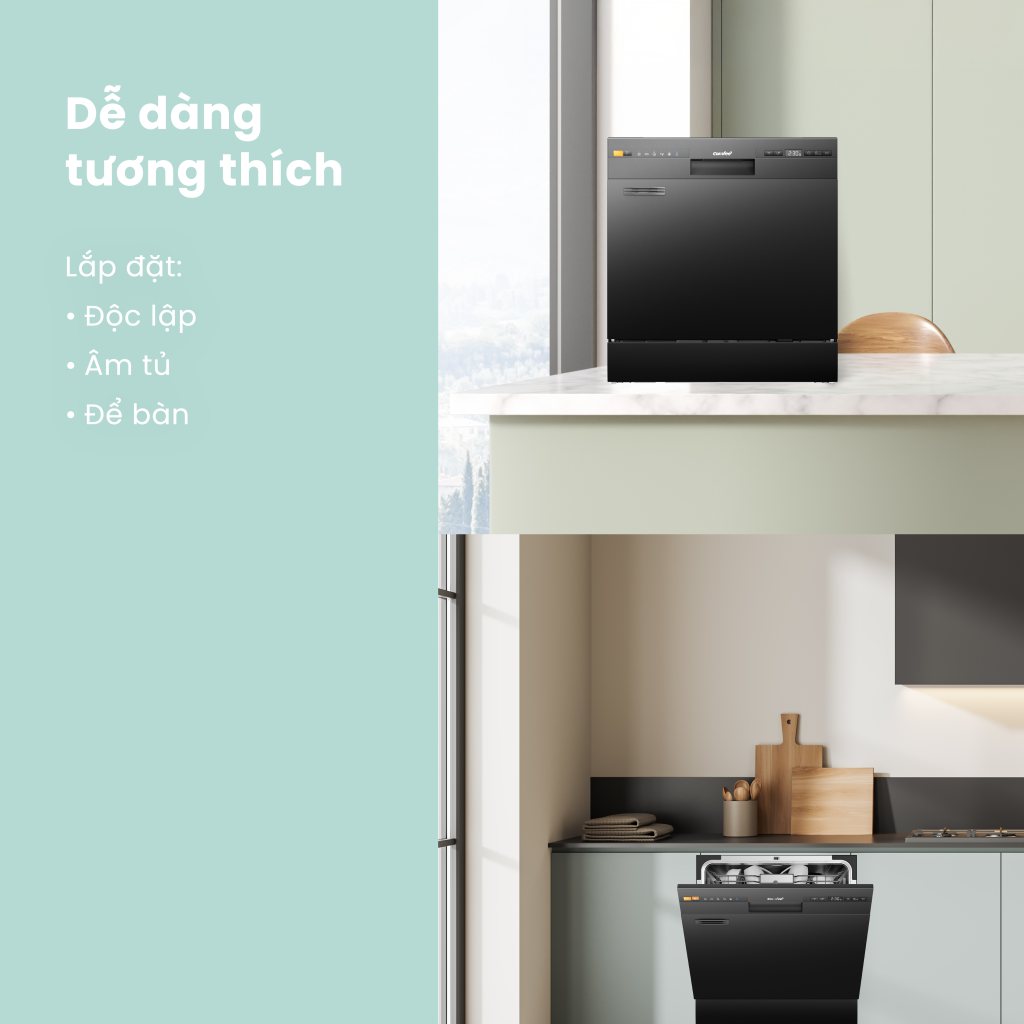 CDW 10F60TB 10 bo 1 1024x1024 - M&aacute;y rửa ch&eacute;n COMFEE CDW 10F60TB