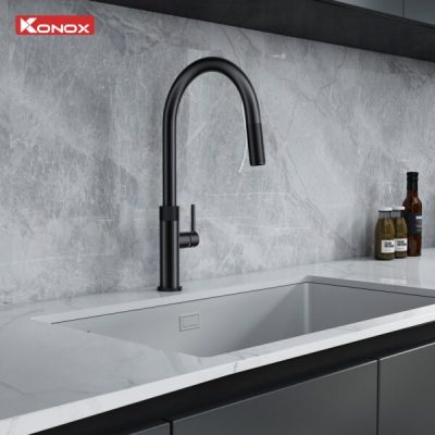 Vòi rửa bát Konox Lasi Gun Metal