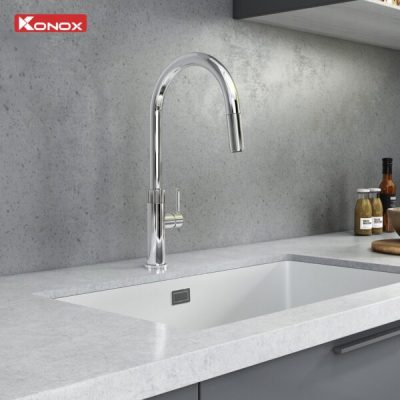 Vòi rửa bát Konox Lasi Chrome